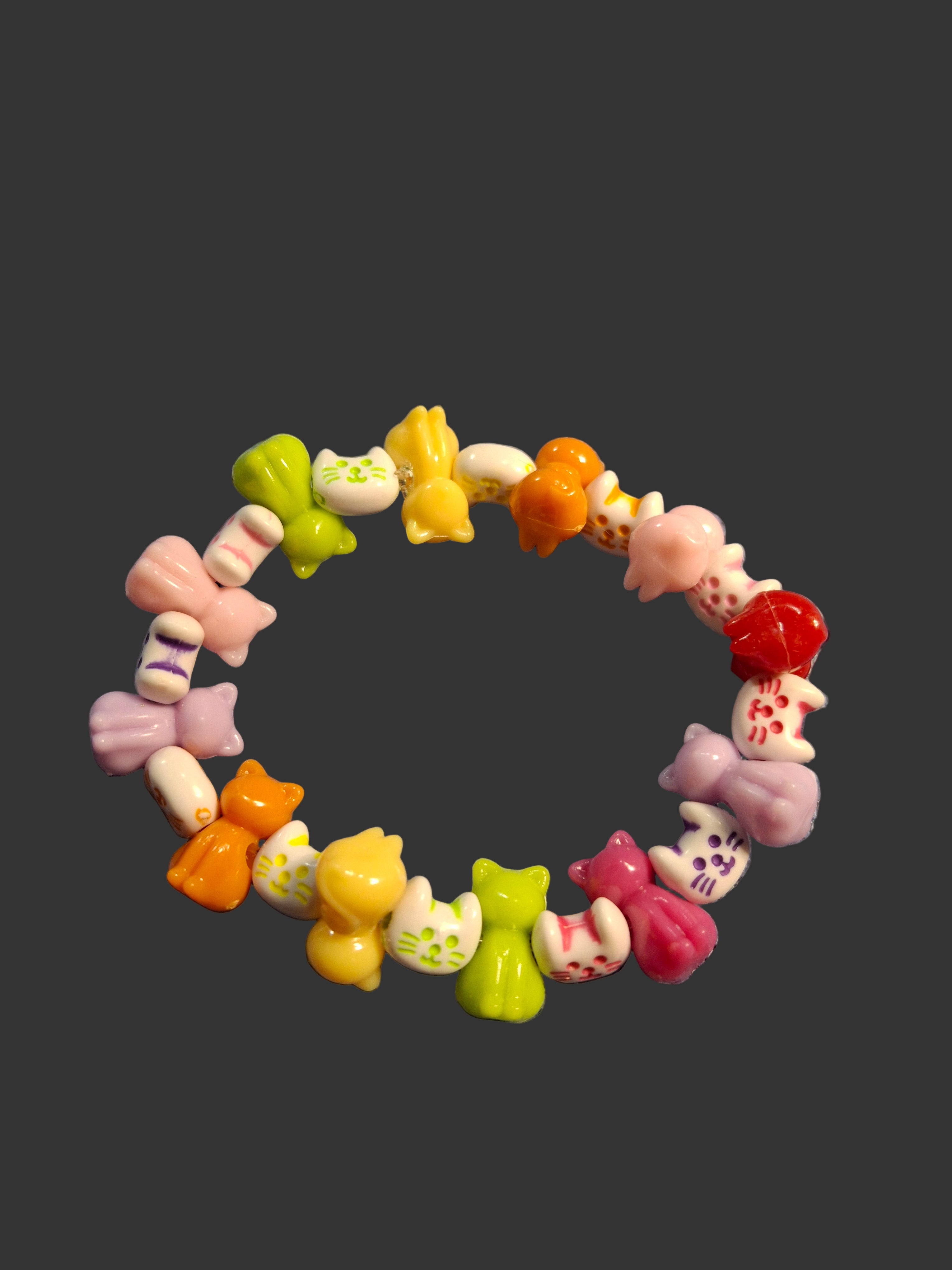 Childrens Small and Large Cat Bracelet