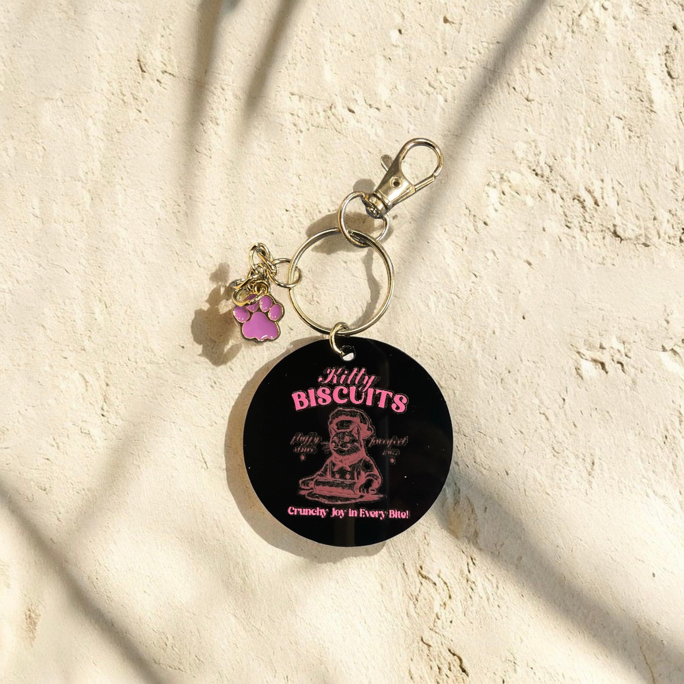 Kitty Biscuits Keychain