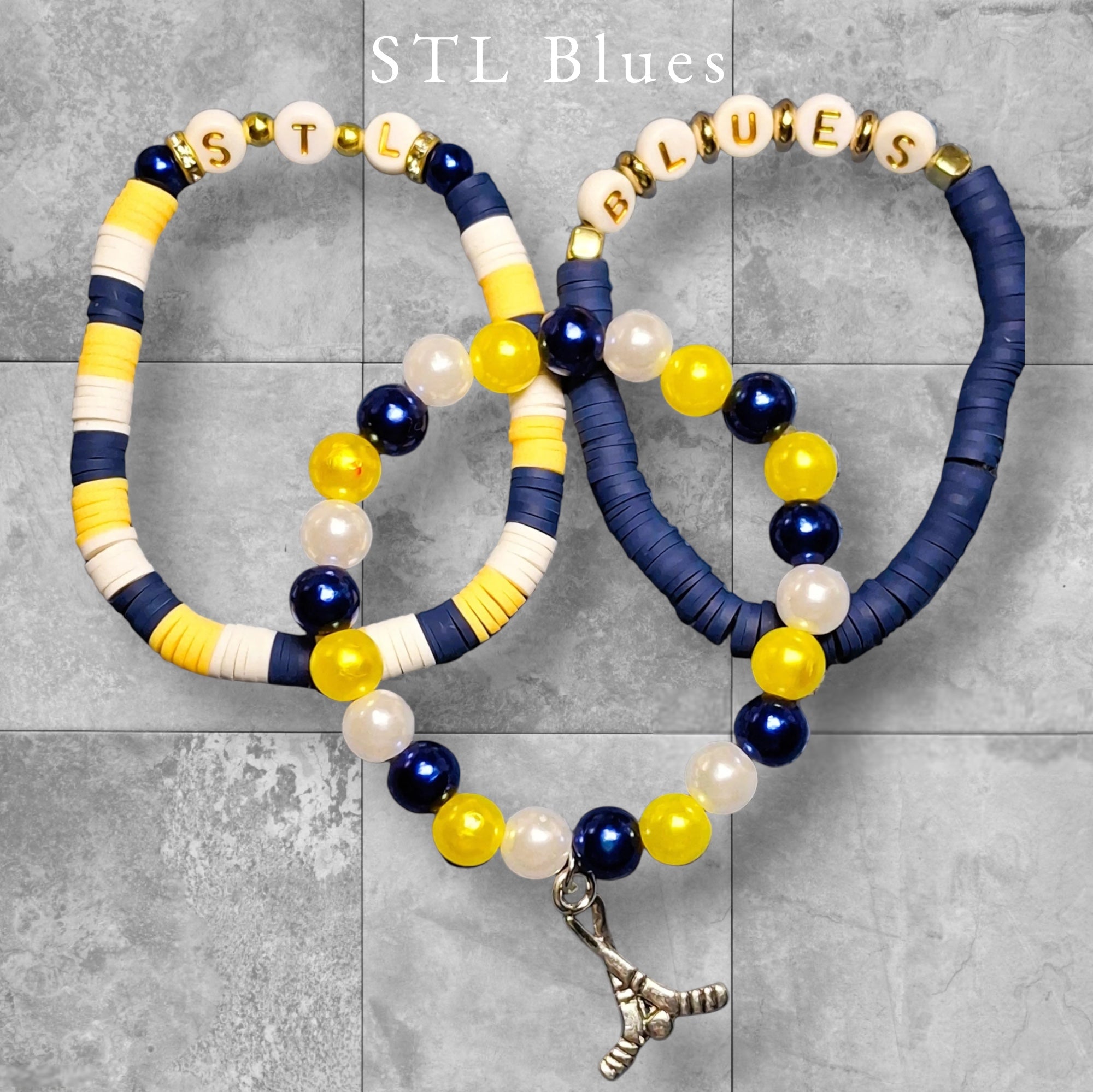 STL Blues 3 Pack Bracelet