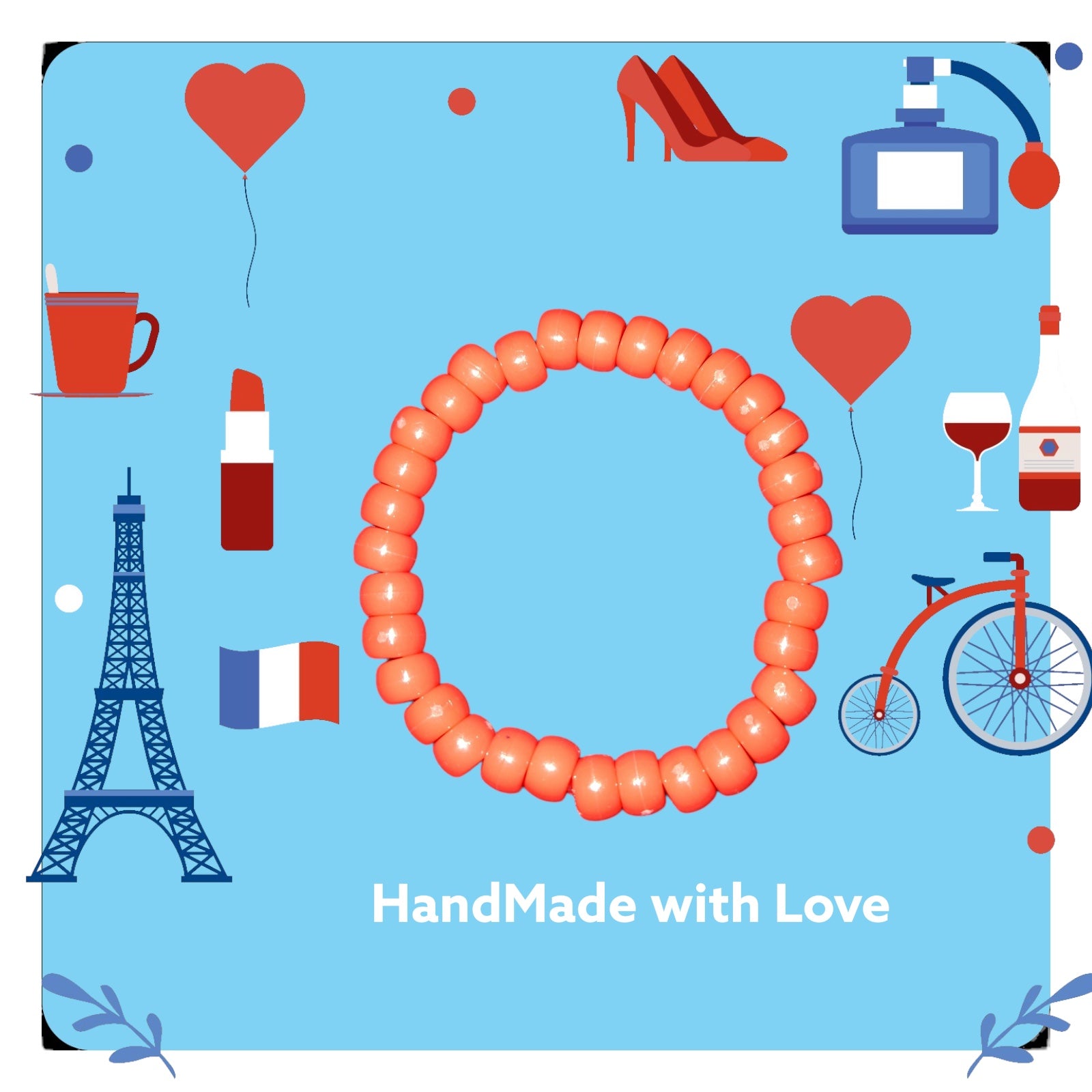 Red Round Bracelet