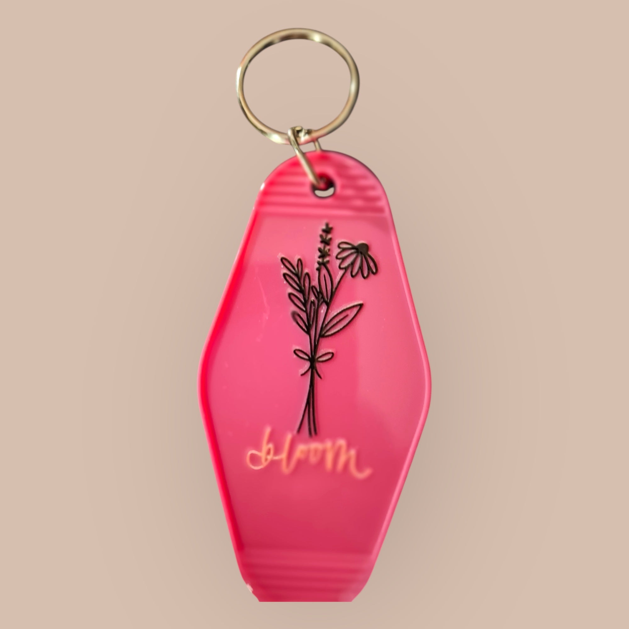 Pink Key Chain