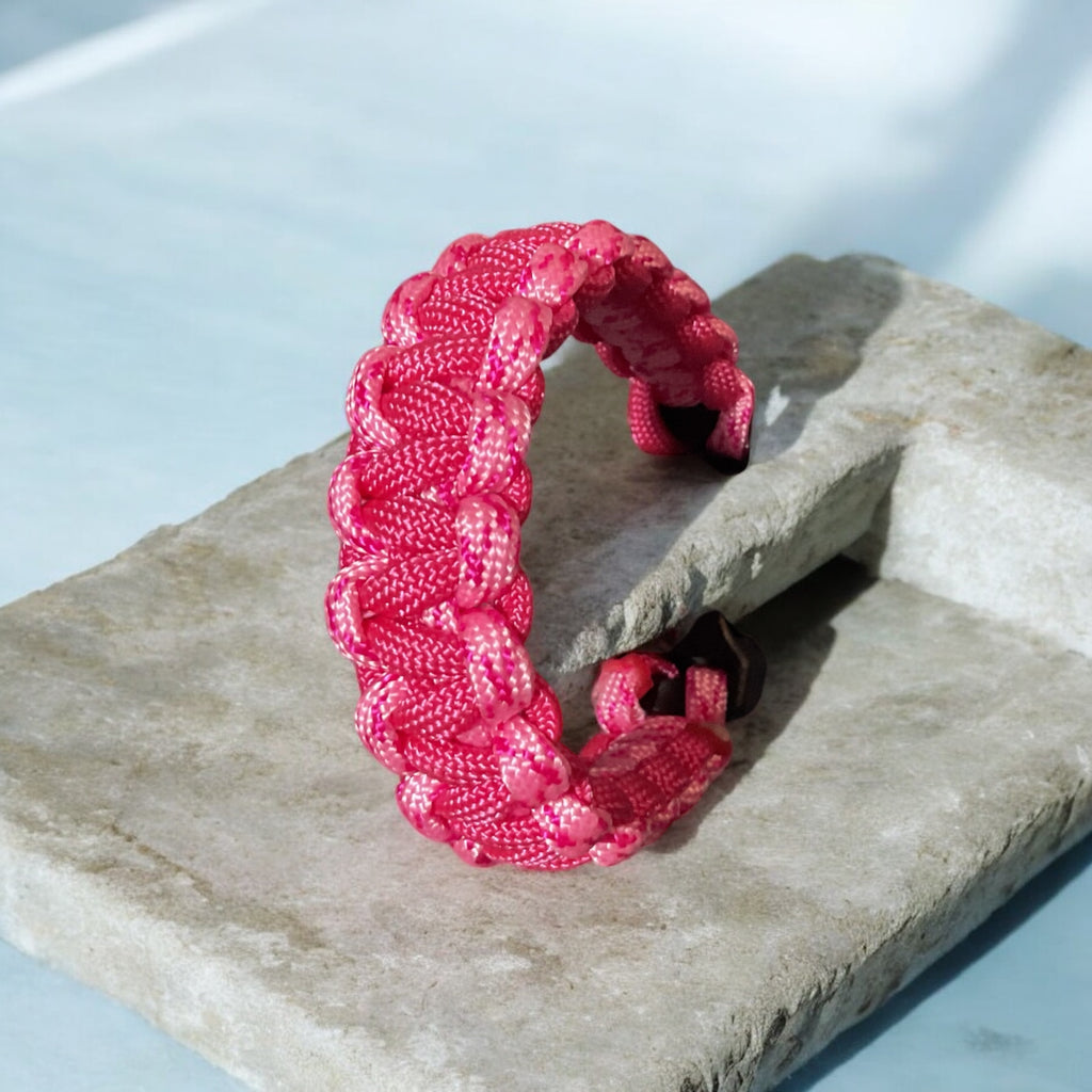 Pink Paracord Bracelet