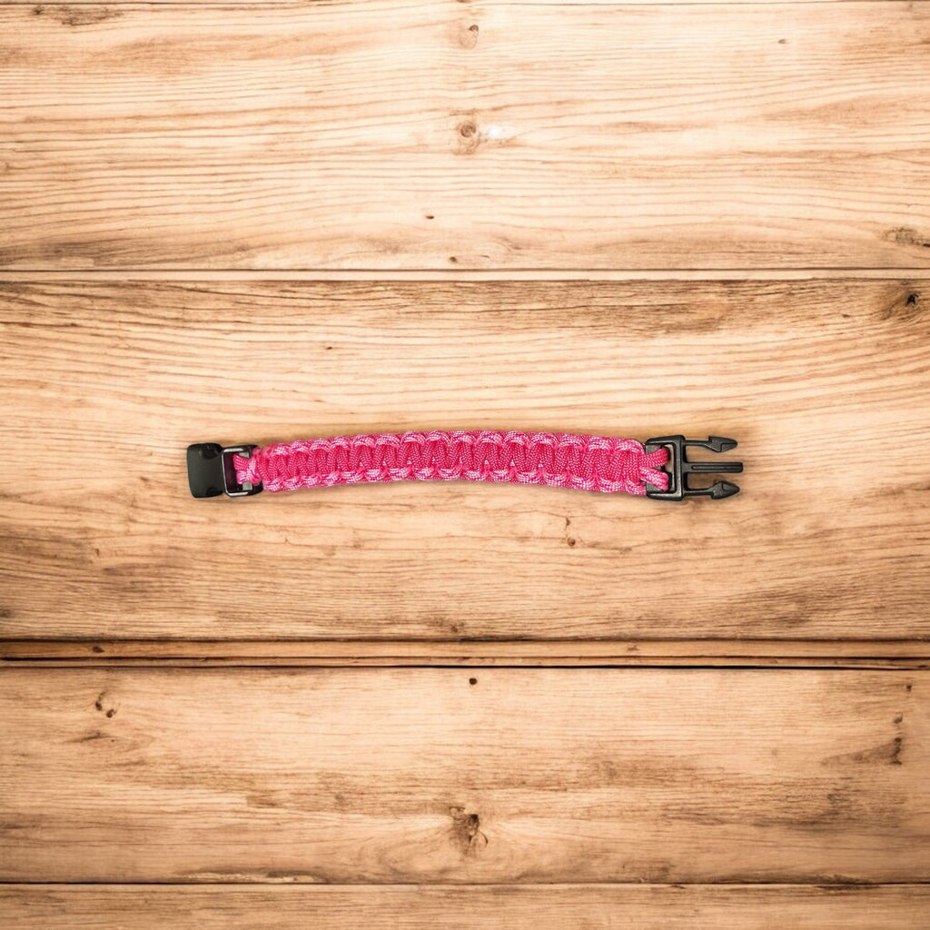 Pink Paracord Bracelet
