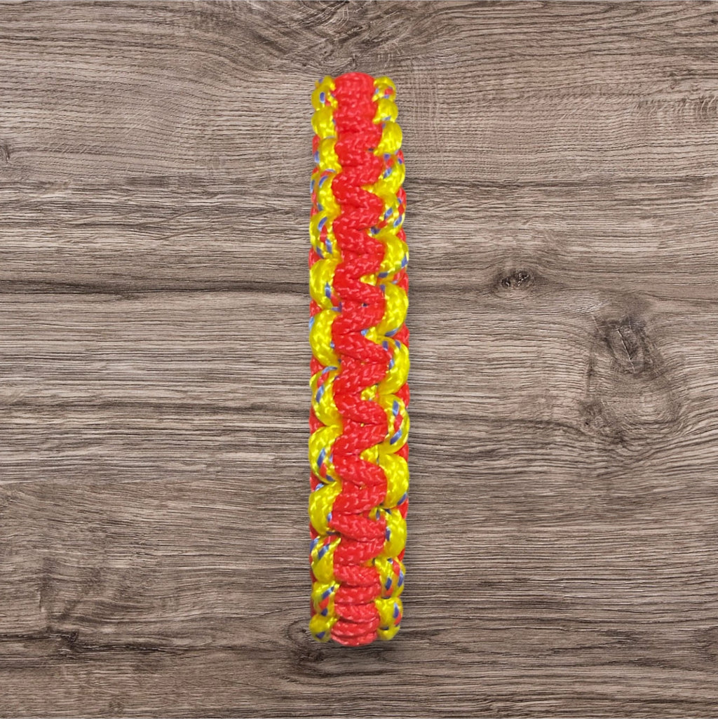 Red and Yellow Paracord Bracelet