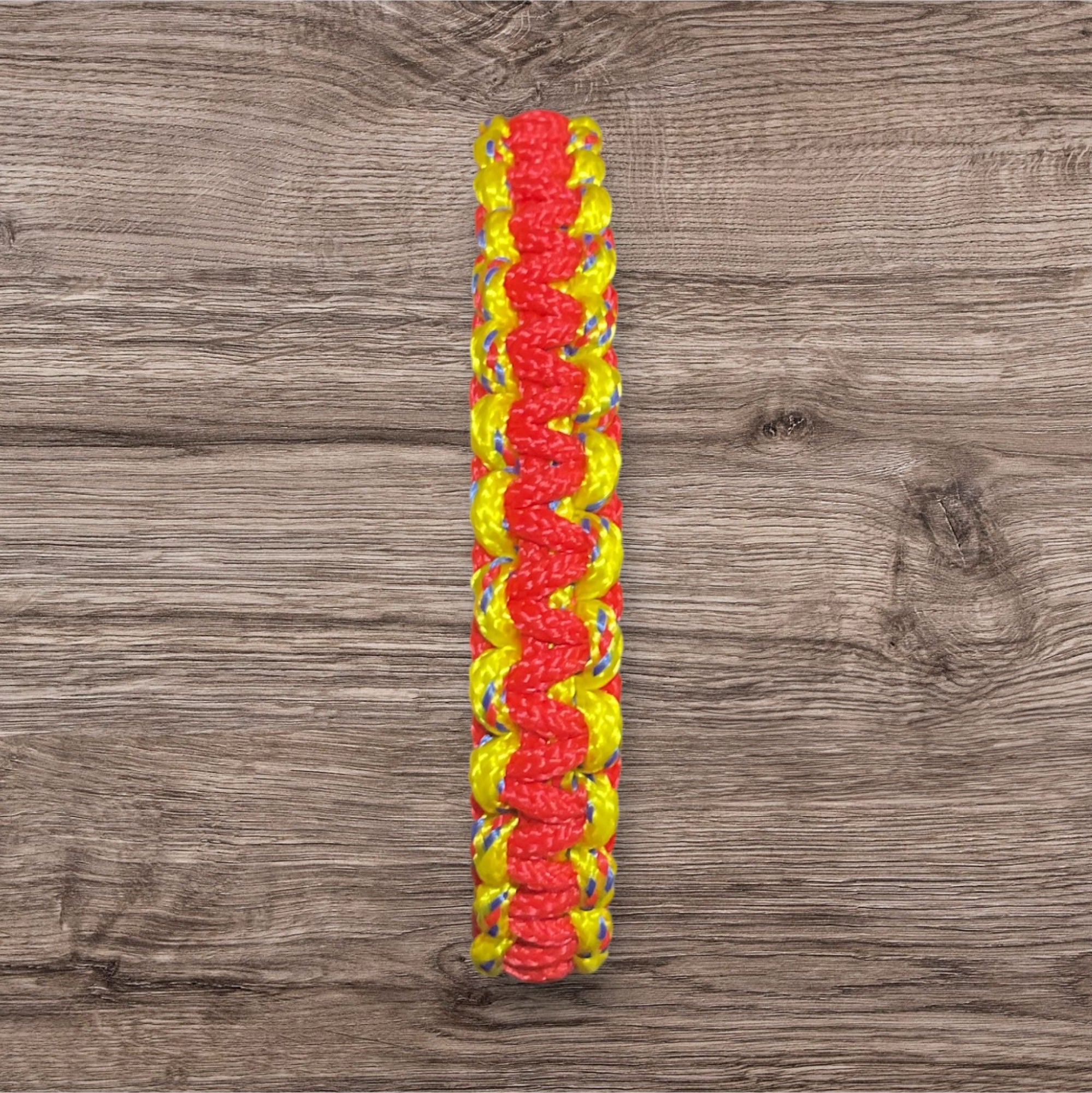 Red and Yellow Paracord Bracelet