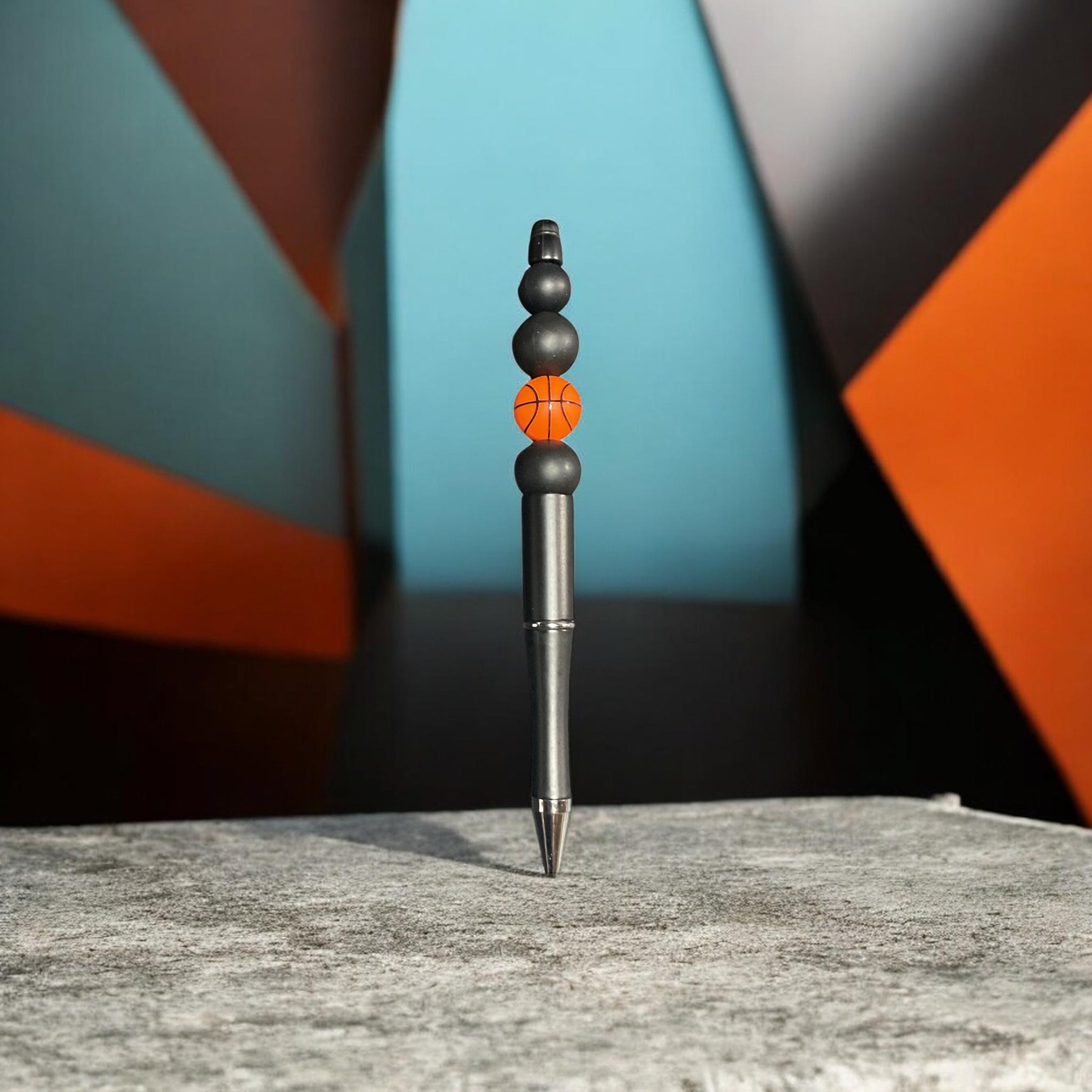 Basketball Black Ink Pen