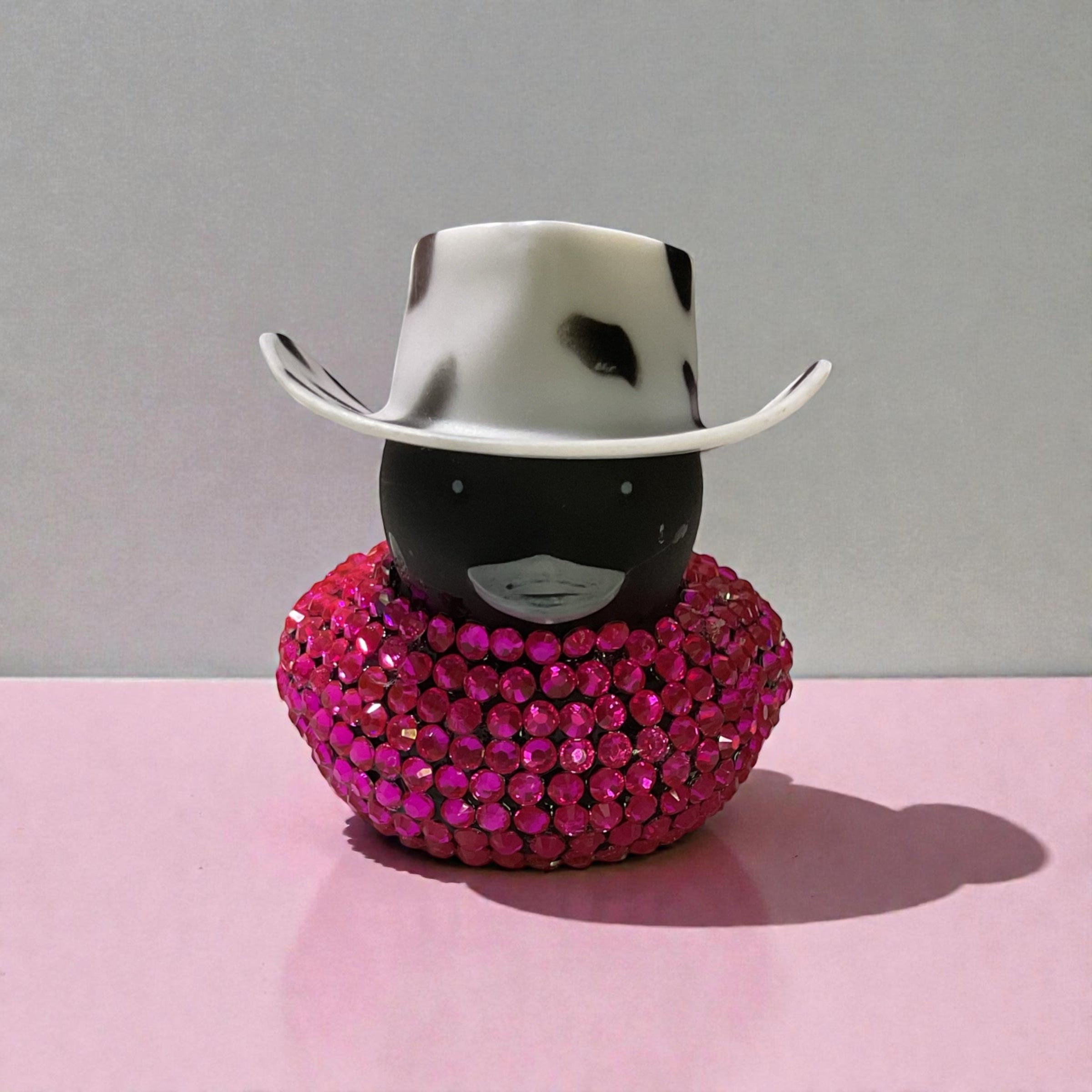 Black Duck with Pink Diamonds