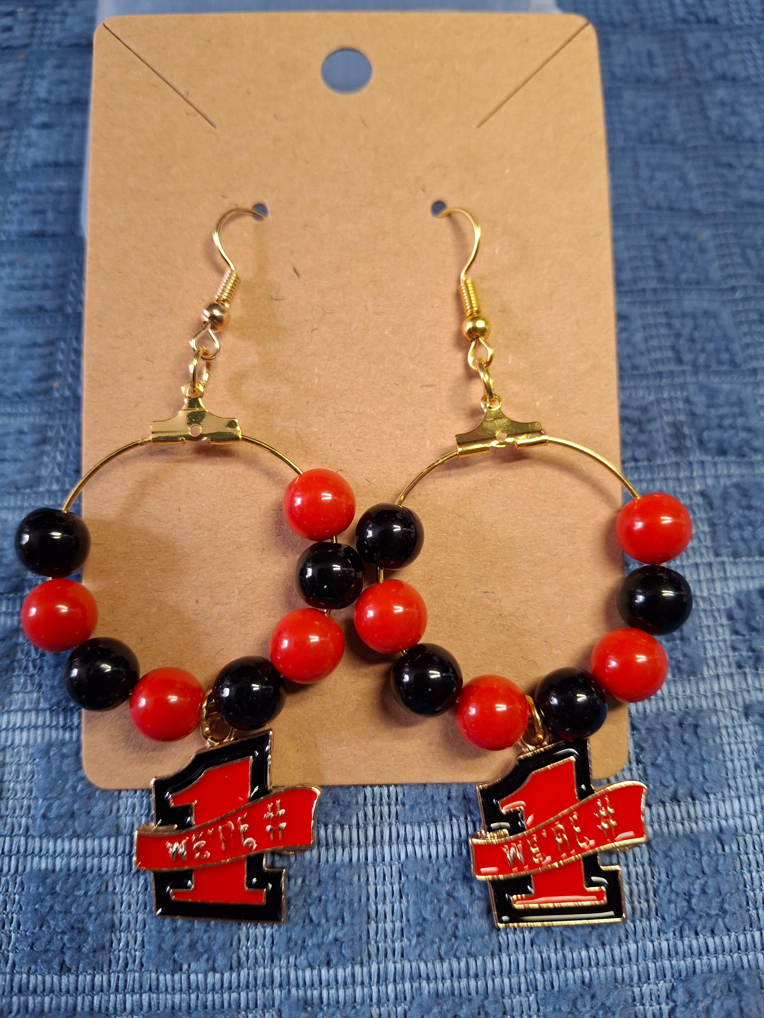 Red/Black #1 Earrings