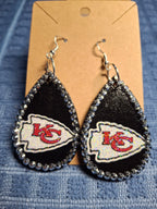 Black KC Earrings