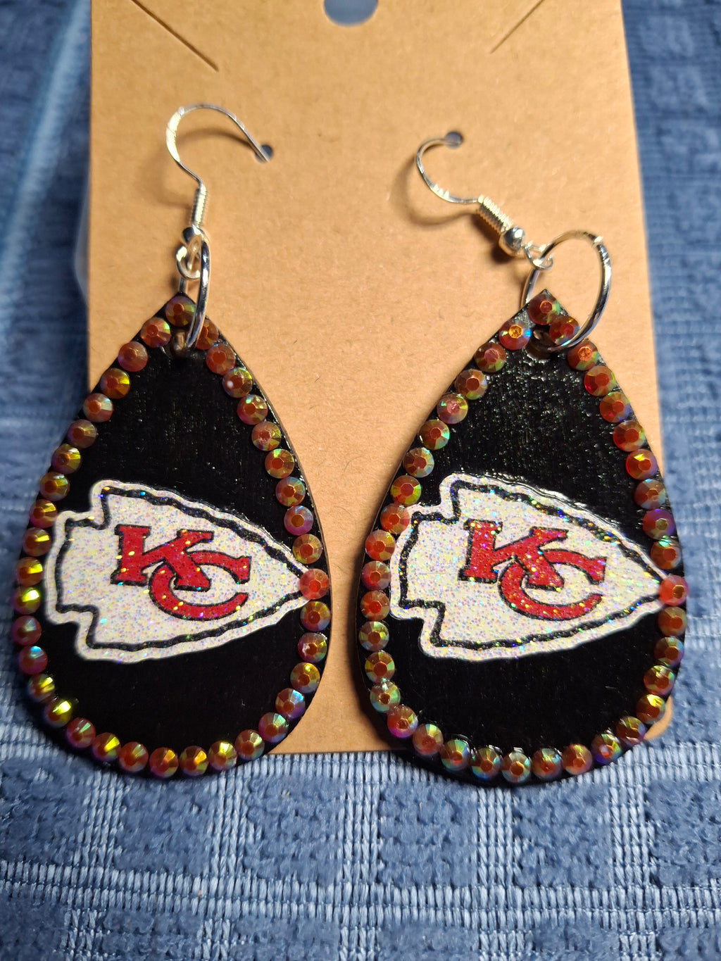 Black KC Earrings