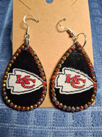 Black KC Earrings