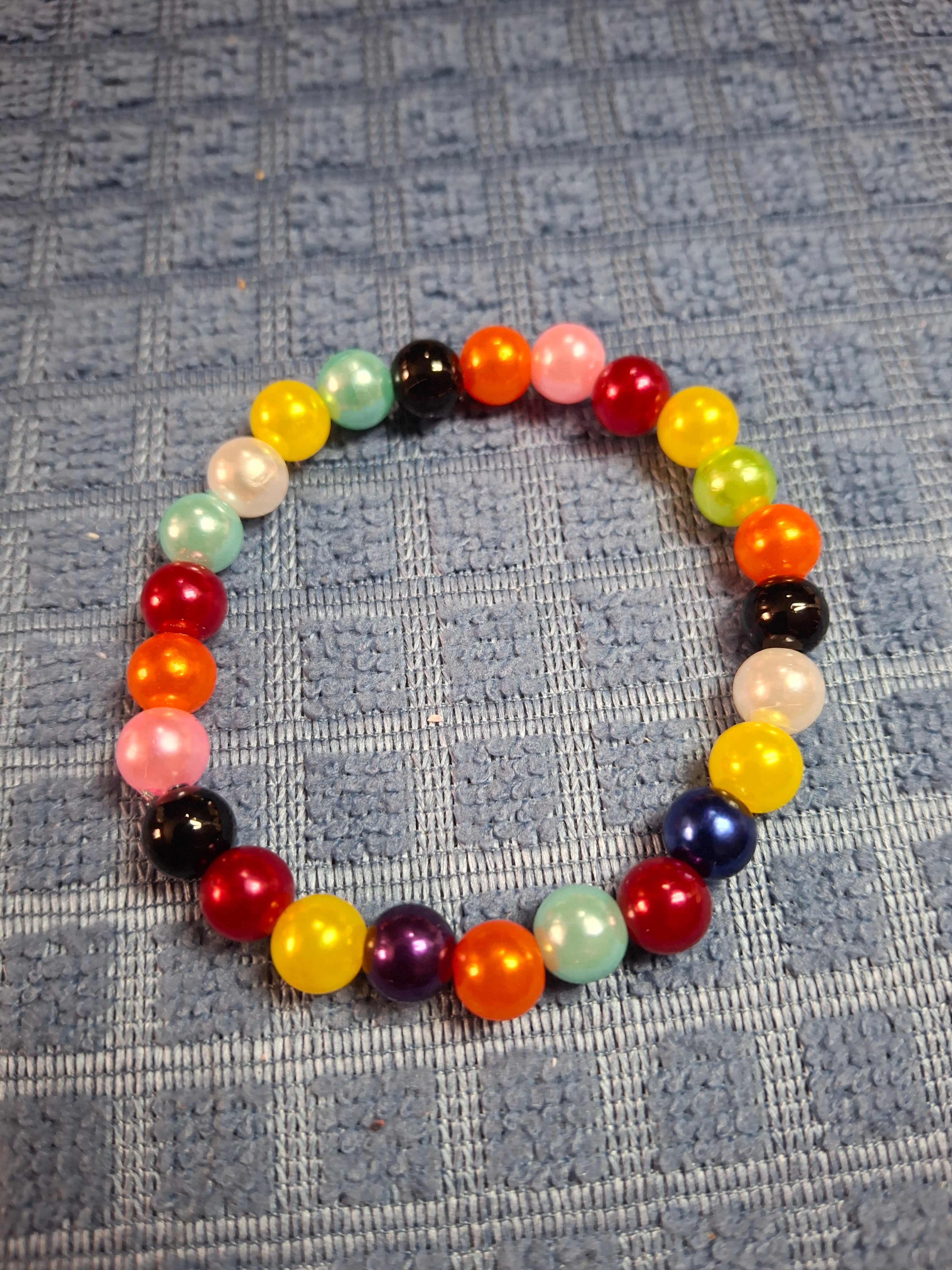 Multi Colored Bead Bracelet