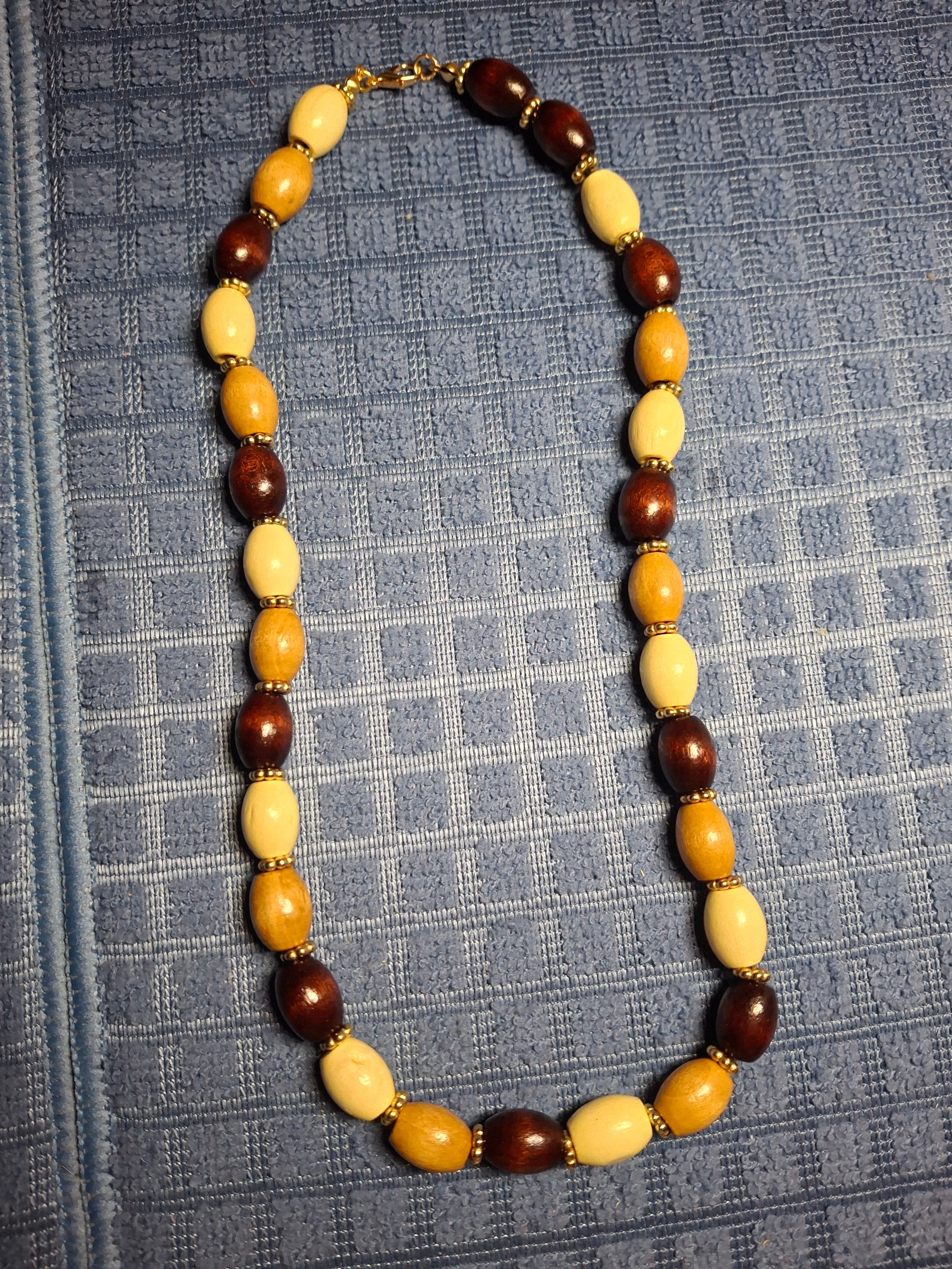 Brown and Tan Necklace