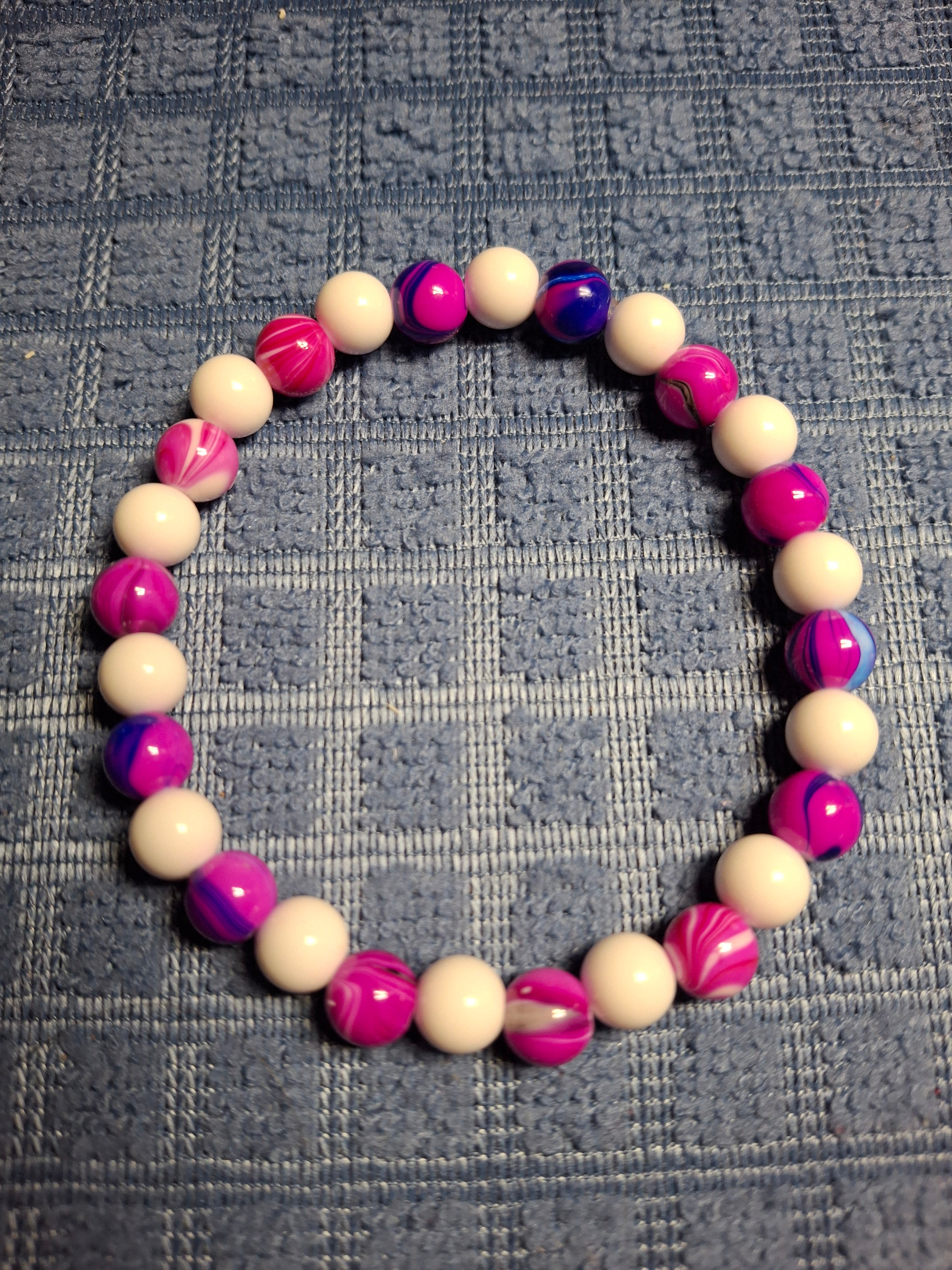 Pink, Blue, White Bracelet