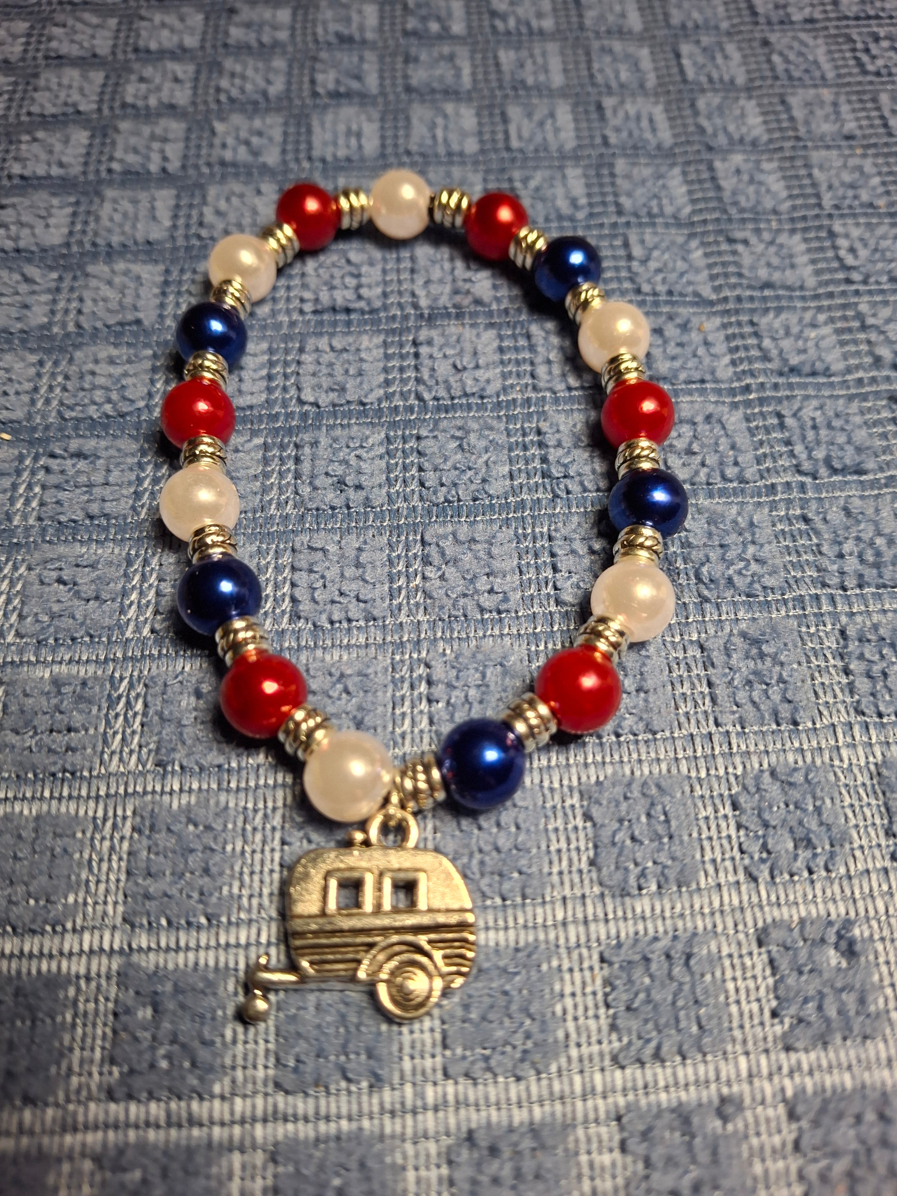Red,white,blue Bracelet