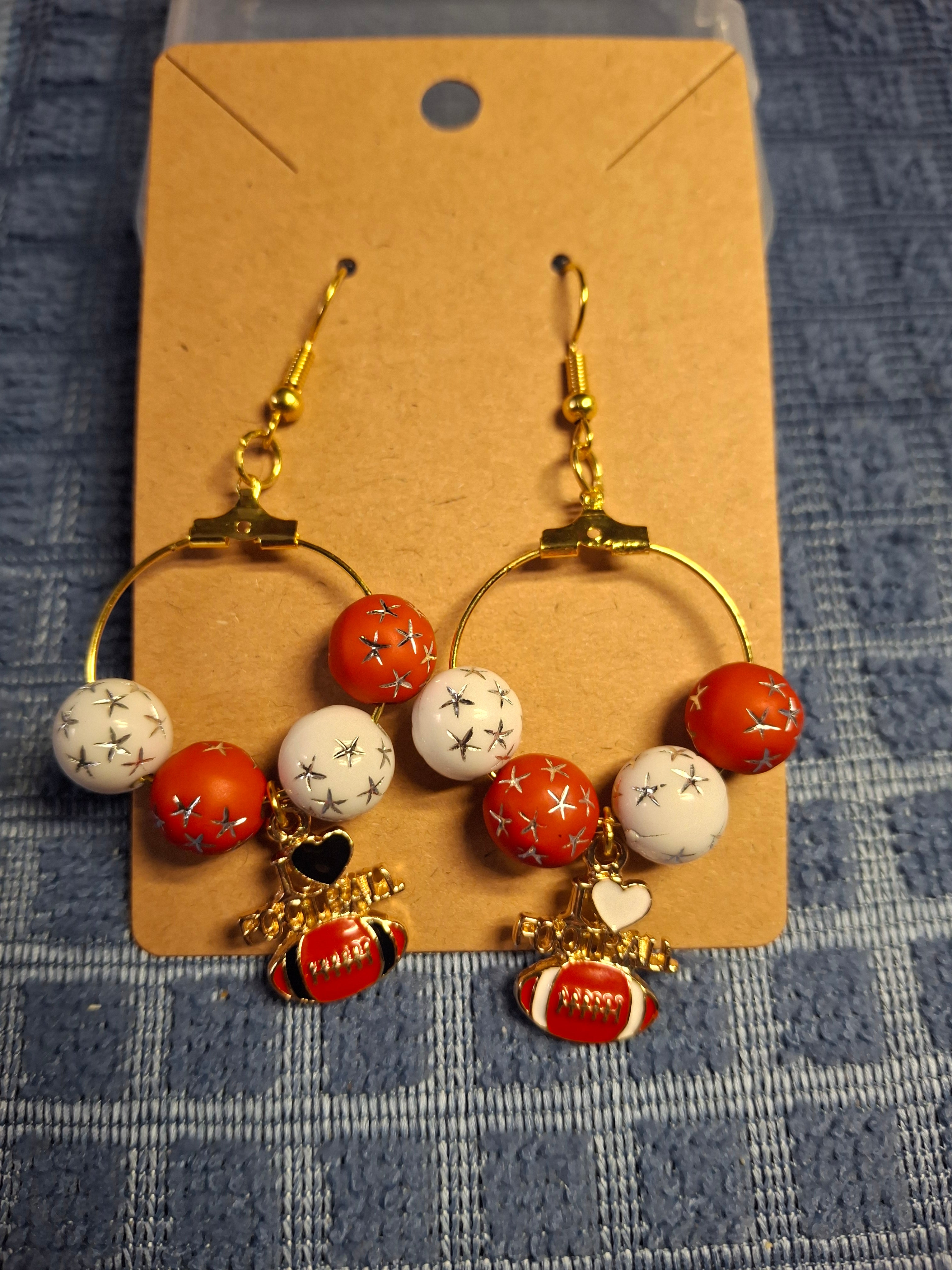 Football Earrings